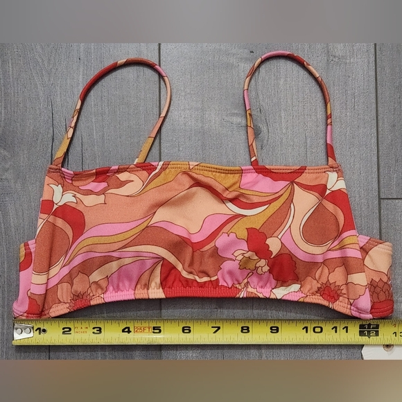 Billabong Pretty Groovy Square Bralette Bikini Top ABJX300687 Womens Sz M/10 NWT - Picture 6 of 10